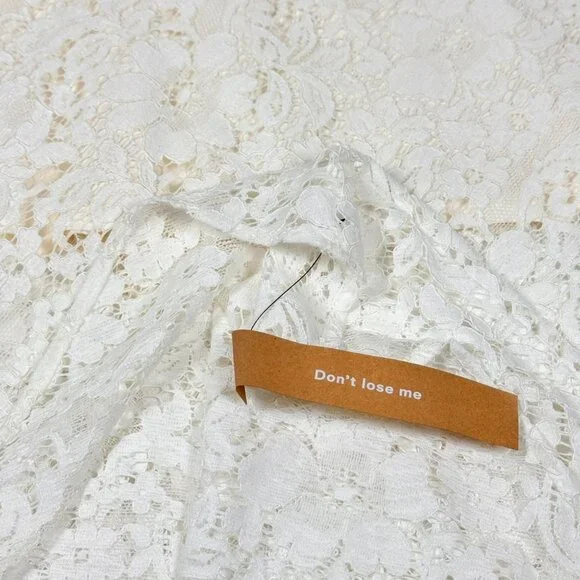 New Reformation Aigio Dress Size 10 Lace Maxi White Wedding Event Prom Timeless - Picture 14 of 16